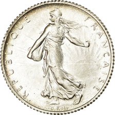 Coin, France, Semeuse, Franc, 1917, Paris, MS(63), Silver, KM:844.1, Gadoury:467