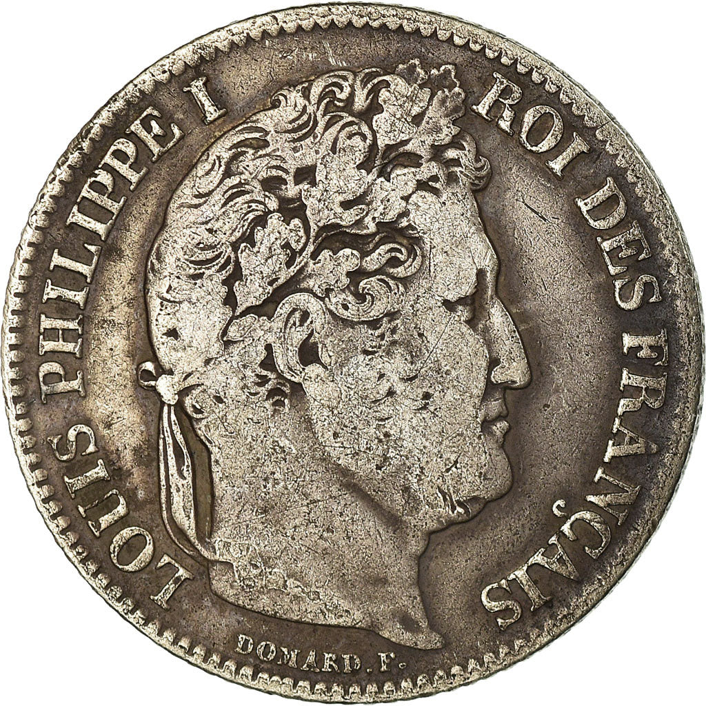 Coin, France, Louis-Philippe, Franc, 1834, Lille, VF(20-25), Silver, KM:748.13