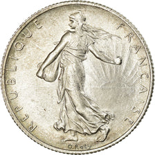 Coin, France, Semeuse, 2 Francs, 1918, Paris, AU(55-58), Silver, KM:845.1