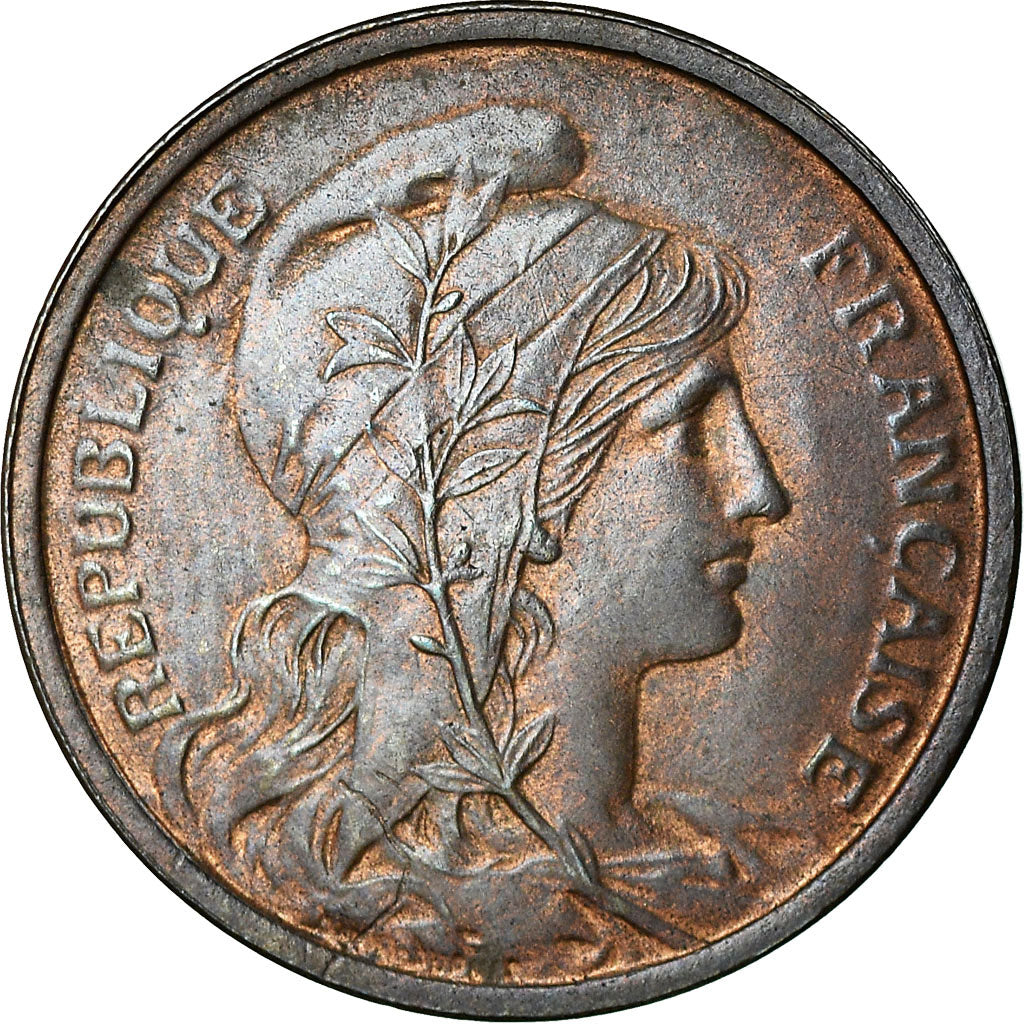 Coin, France, Dupuis, 2 Centimes, 1919, Paris, AU(55-58), Bronze, KM:841