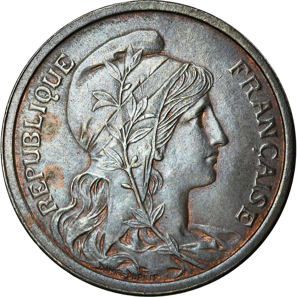 Coin, France, Dupuis, 2 Centimes, 1912, Paris, EF(40-45), Bronze, KM:841