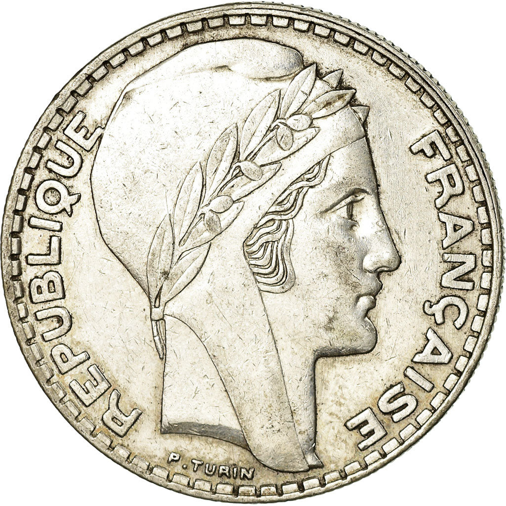 Coin, France, Turin, 20 Francs, 1934, Paris, EF(40-45), Silver, KM:879