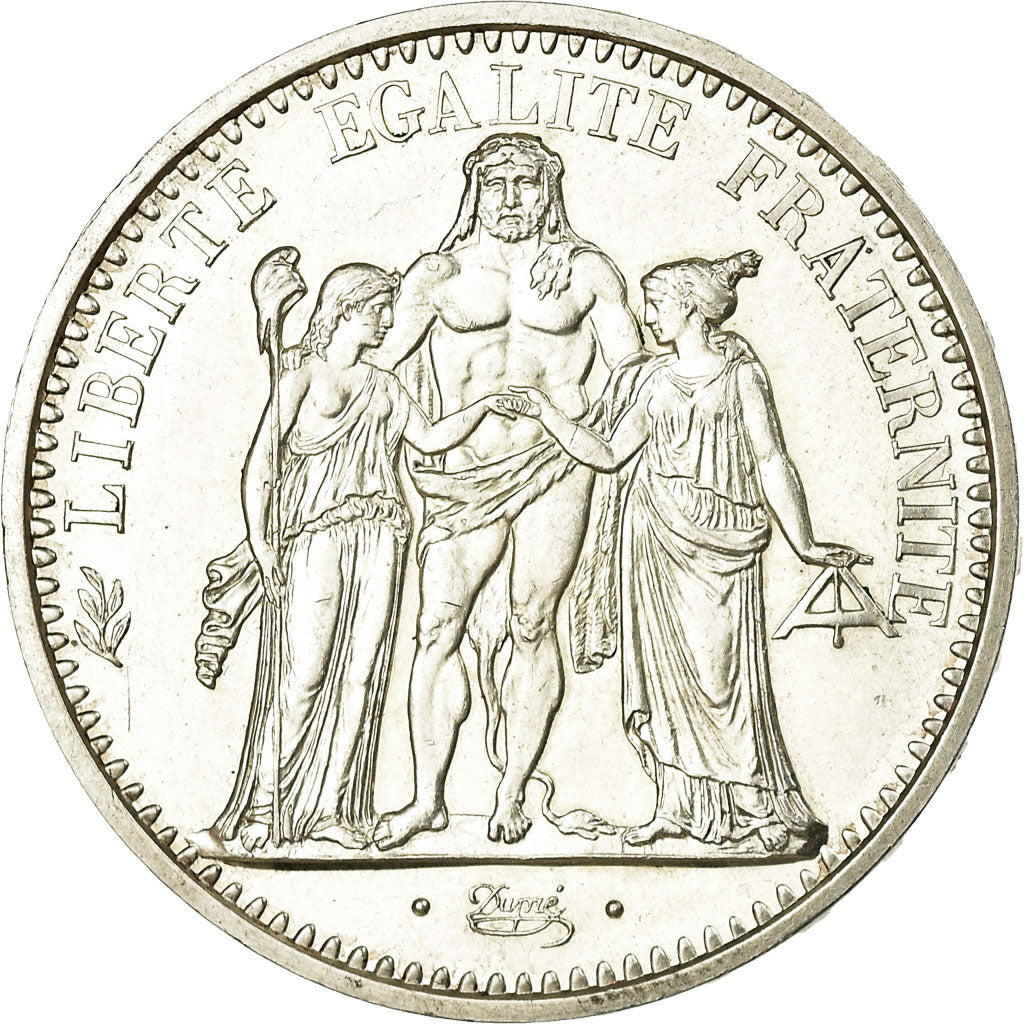 Coin, France, Hercule, 10 Francs, 1973, Paris, AU(55-58), Silver, KM:932