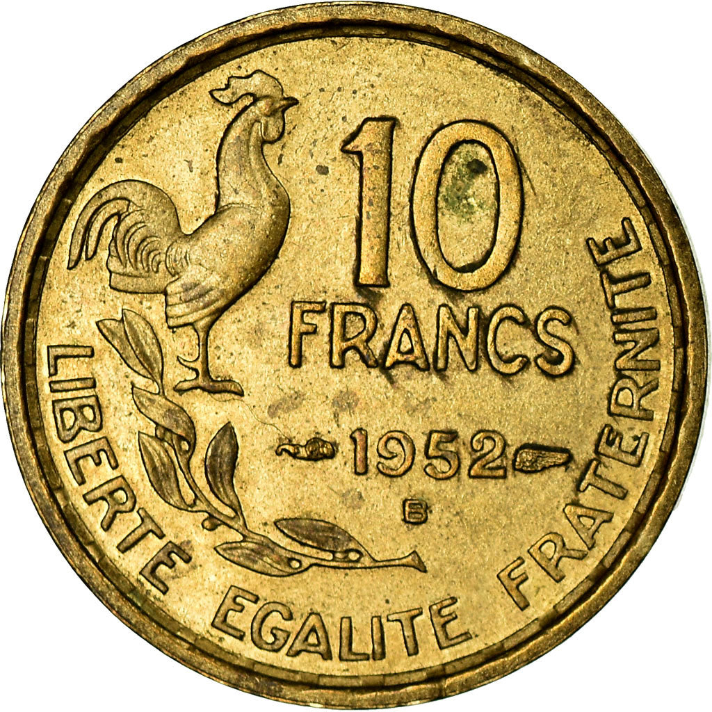 Munten, Frankrijk, Guiraud, 20 Francs, 1952, Beaumont - Le Roger, ZF