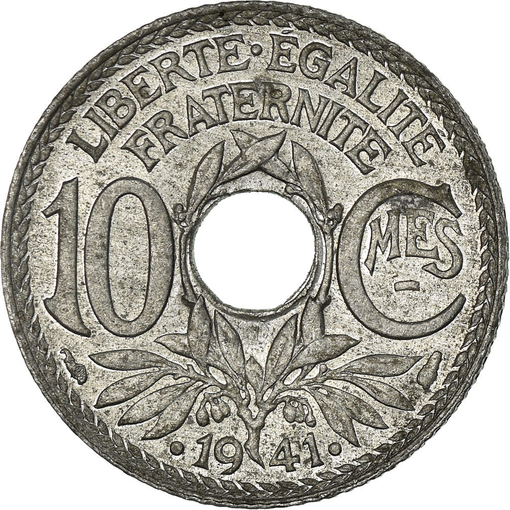 Coin, France, 10 Centimes, 1941, Paris, VF(30-35), Zinc, KM:897