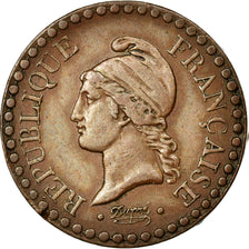 Coin, France, Dupré, Centime, 1848, Paris, AU(50-53), Bronze, KM:754