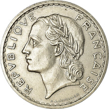 Monnaie, France, Lavrillier, 5 Francs, 1935, Paris, SUP, Nickel, Gadoury:760