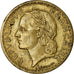Moeda, França, Lavrillier, 5 Francs, 1946, Paris, VF(30-35), Alumínio-Bronze