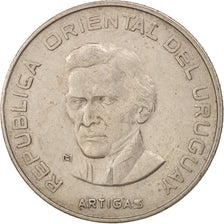 Moneda, Uruguay, 100 Pesos, 1973, Mexico City, MBC+, Cobre - níquel - cinc