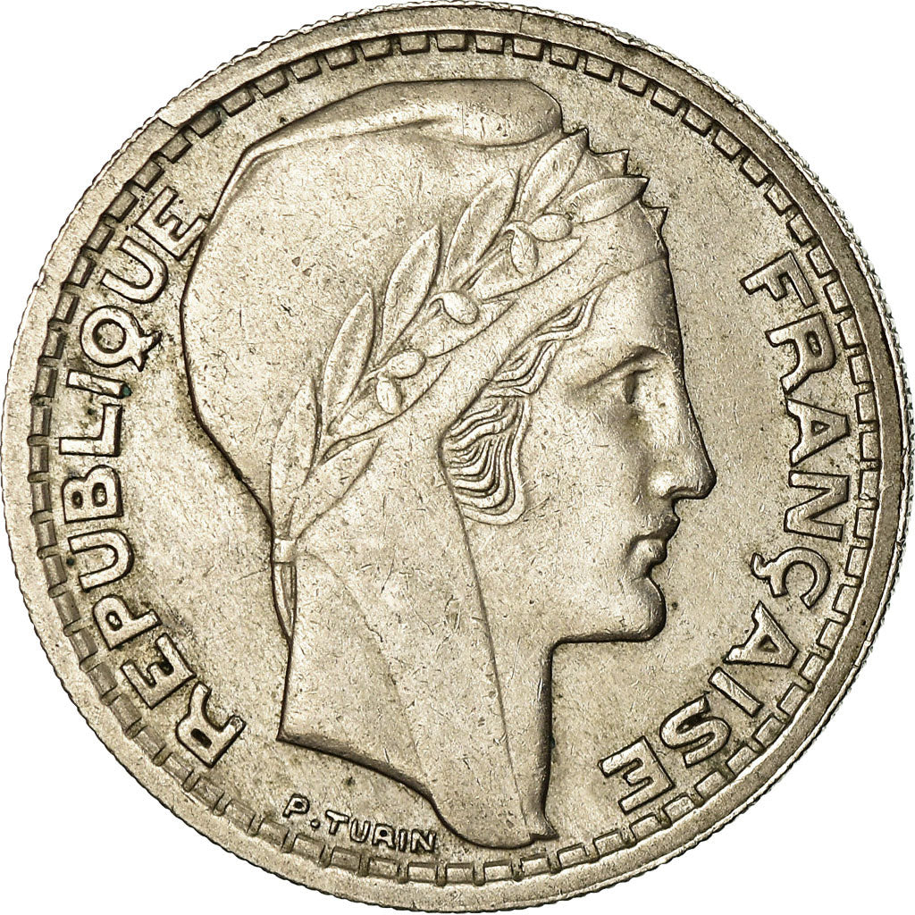 Coin, France, Turin, 10 Francs, 1946, Paris, EF(40-45), Copper-nickel, KM:908.1