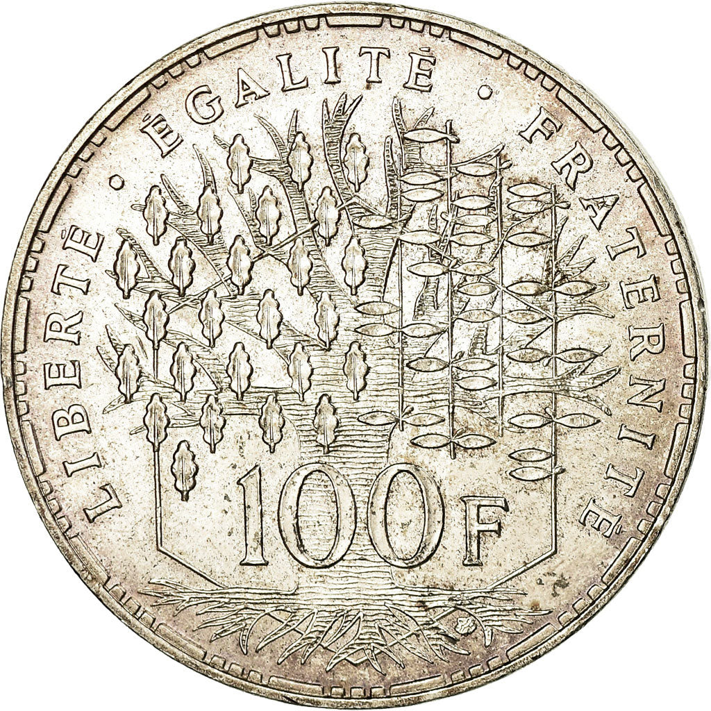 Coin, France, Panthéon, 100 Francs, 1982, Paris, EF(40-45), Silver, KM:951.1