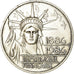 Monnaie, France, Statue de la Liberté, 100 Francs, 1986, TTB, Argent, KM:960