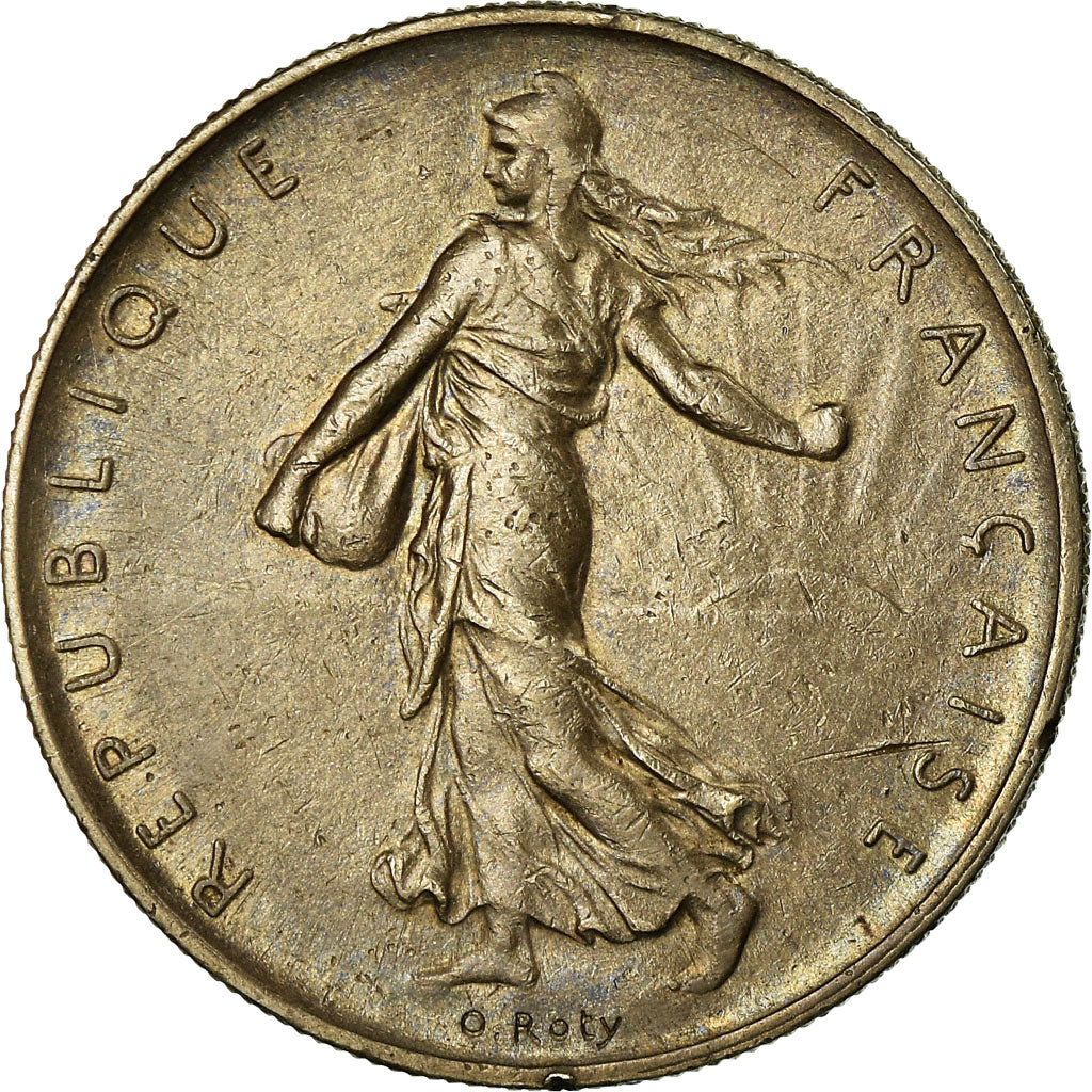 Münze, Frankreich, Semeuse, Franc, 1960, Paris, VZ, Nickel, KM:925.1