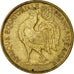 Coin, French Equatorial Africa, Franc, 1942, Pretoria, EF(40-45), Brass, KM:2
