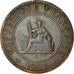 Munten, FRANS INDO-CHINA, Cent, 1893, Paris, ZF, Bronze, KM:1