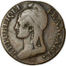 Moneta, Francia, Dupré, 5 Centimes, AN 4, Paris, MB, Bronzo, KM:635.1