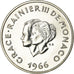Münze, Monaco, 10 Francs, 1966, VZ, Silber, KM:M1