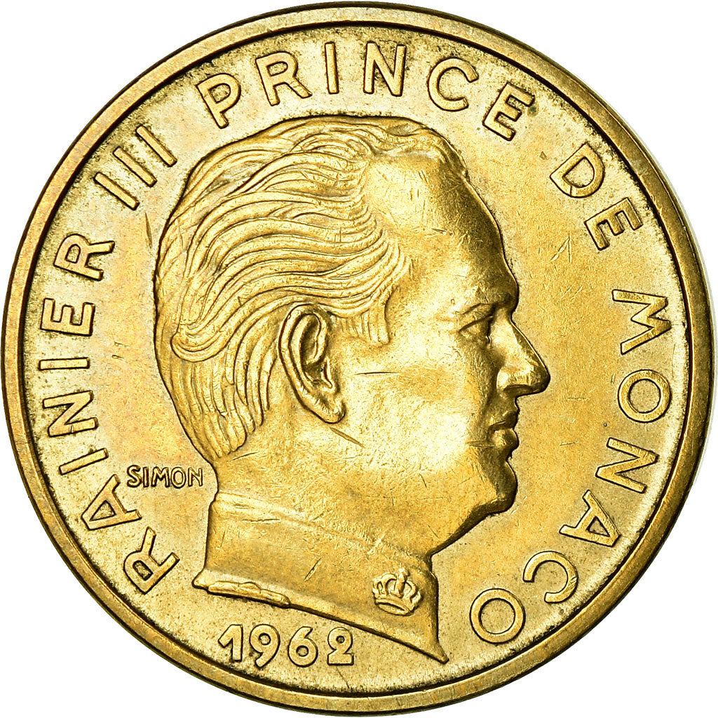 Monnaie, Monaco, Rainier III, 50 Centimes, 1962, SUP, Aluminum-Bronze