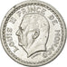 Moneda, Mónaco, 2 Francs, Undated (1943), Poissy, MBC, Aluminio, Gadoury:MC 133