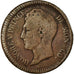 Coin, Monaco, Honore V, Decime, 1838, Monaco, VF(30-35), Copper, KM:97.1