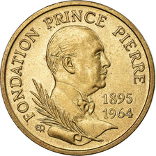 Monnaie, Monaco, Rainier III, 10 Francs, 1989, TTB, Nickel-Aluminum-Bronze
