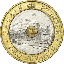 Coin, Monaco, Rainier III, 20 Francs, 1992, EF(40-45), Tri-Metallic, KM:165