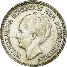 Coin, Netherlands, Wilhelmina I, 1/2 Gulden, 1929, EF(40-45), Silver, KM:160