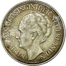 Coin, Netherlands, Wilhelmina I, 25 Cents, 1941, EF(40-45), Silver, KM:164