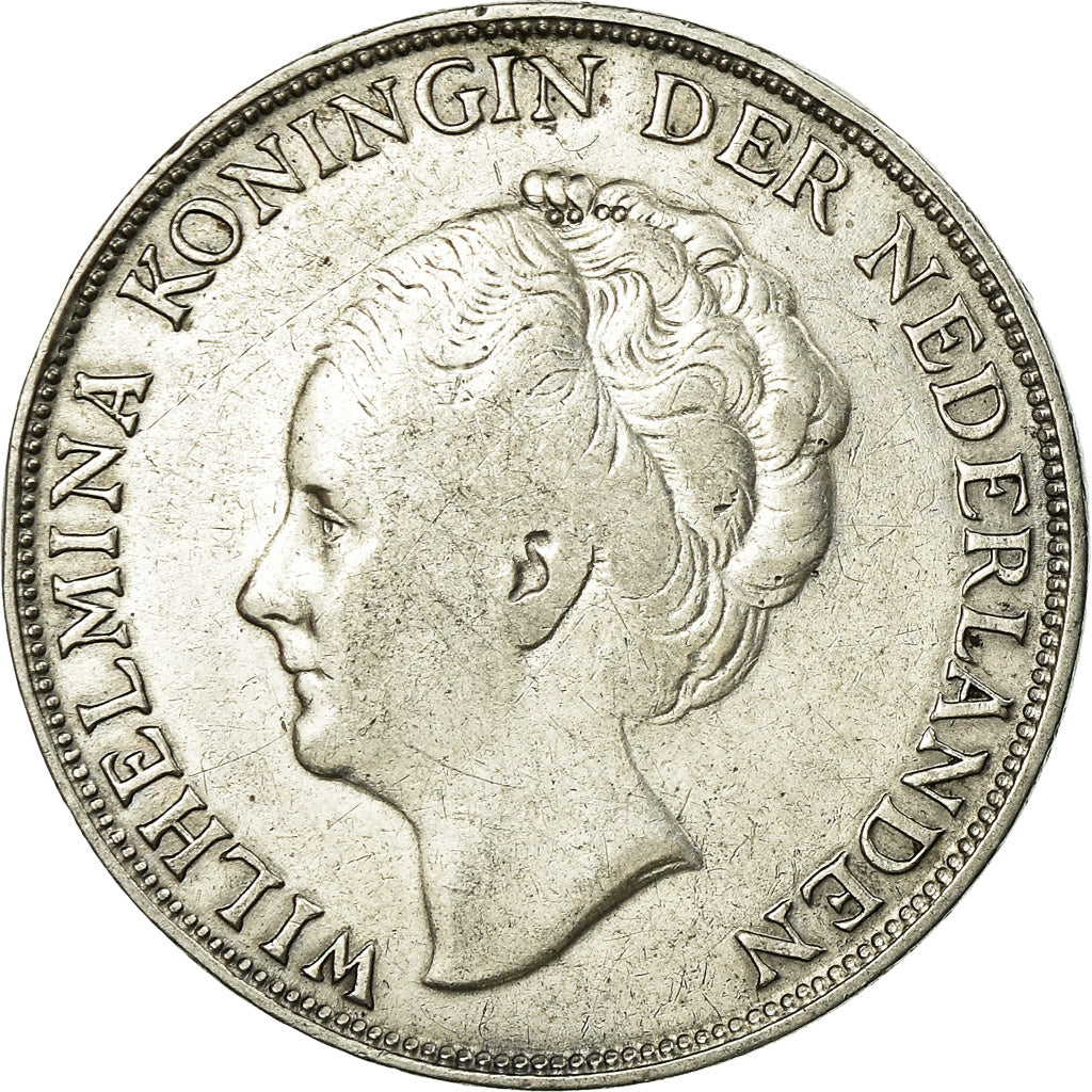 Coin, Curacao, Gulden, 1944, Denver, USA, EF(40-45), Silver, KM:45