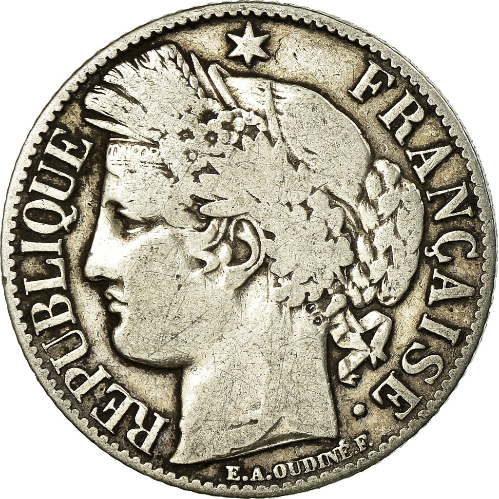 Coin, France, Cérès, Franc, 1894, Paris, VF(30-35), Silver, KM:822.1