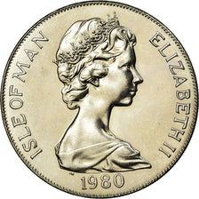 Monnaie, Isle of Man, Elizabeth II, 80th birthday Queen Mother, Crown, 1980