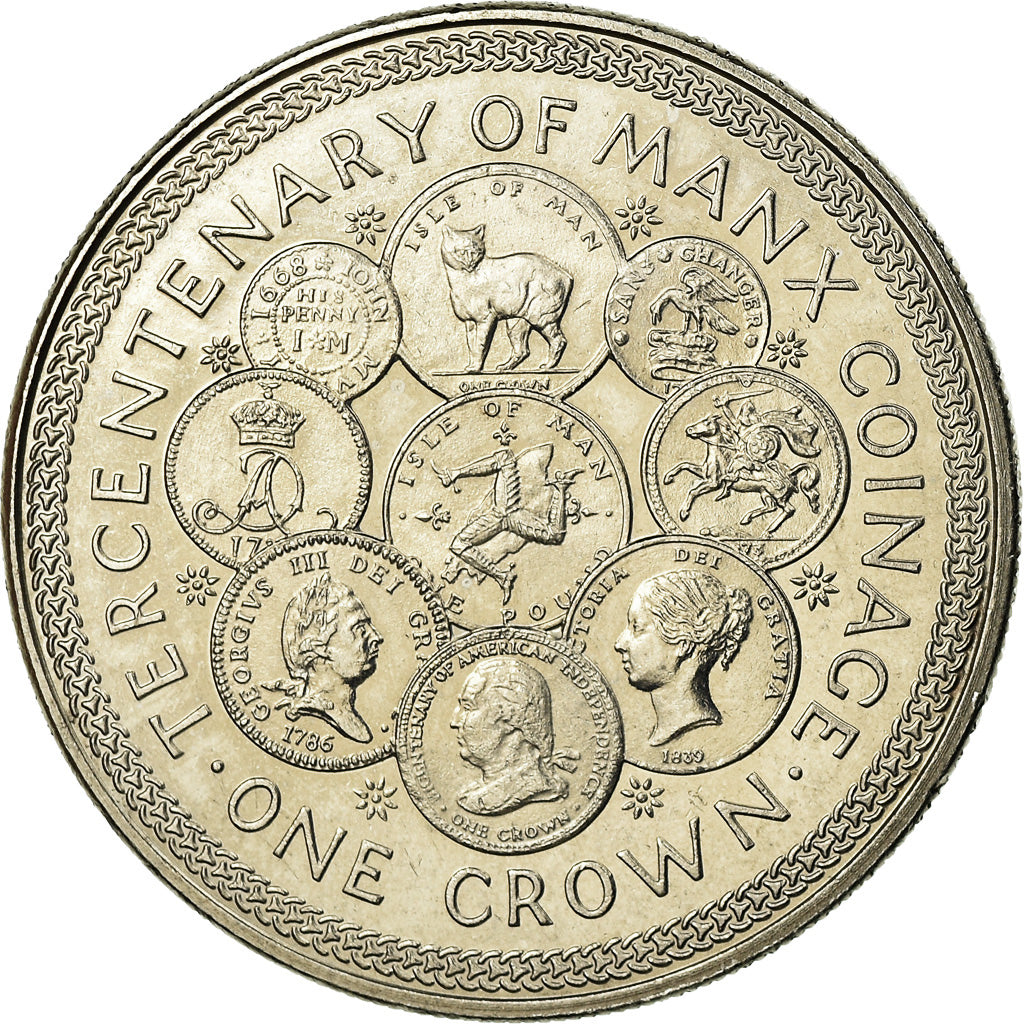 Moneta, Isola di Man, Elizabeth II, Crown, 1979, Pobjoy Mint, SPL-, Rame-nichel