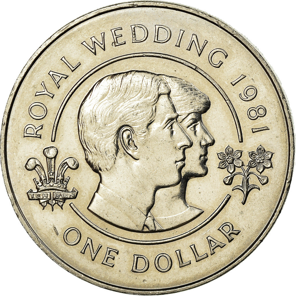 Coin, Bermuda, Elizabeth II, Dollar, 1981, AU(55-58), Copper-nickel, KM:28