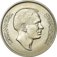 Coin, Jordan, Hussein, 1/4 Dinar, 1969/AH1389, MS(60-62), Copper-nickel, KM:20
