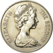 Coin, Saint Helena, Elizabeth II, 25 Pence, Crown, 1973, British Royal Mint