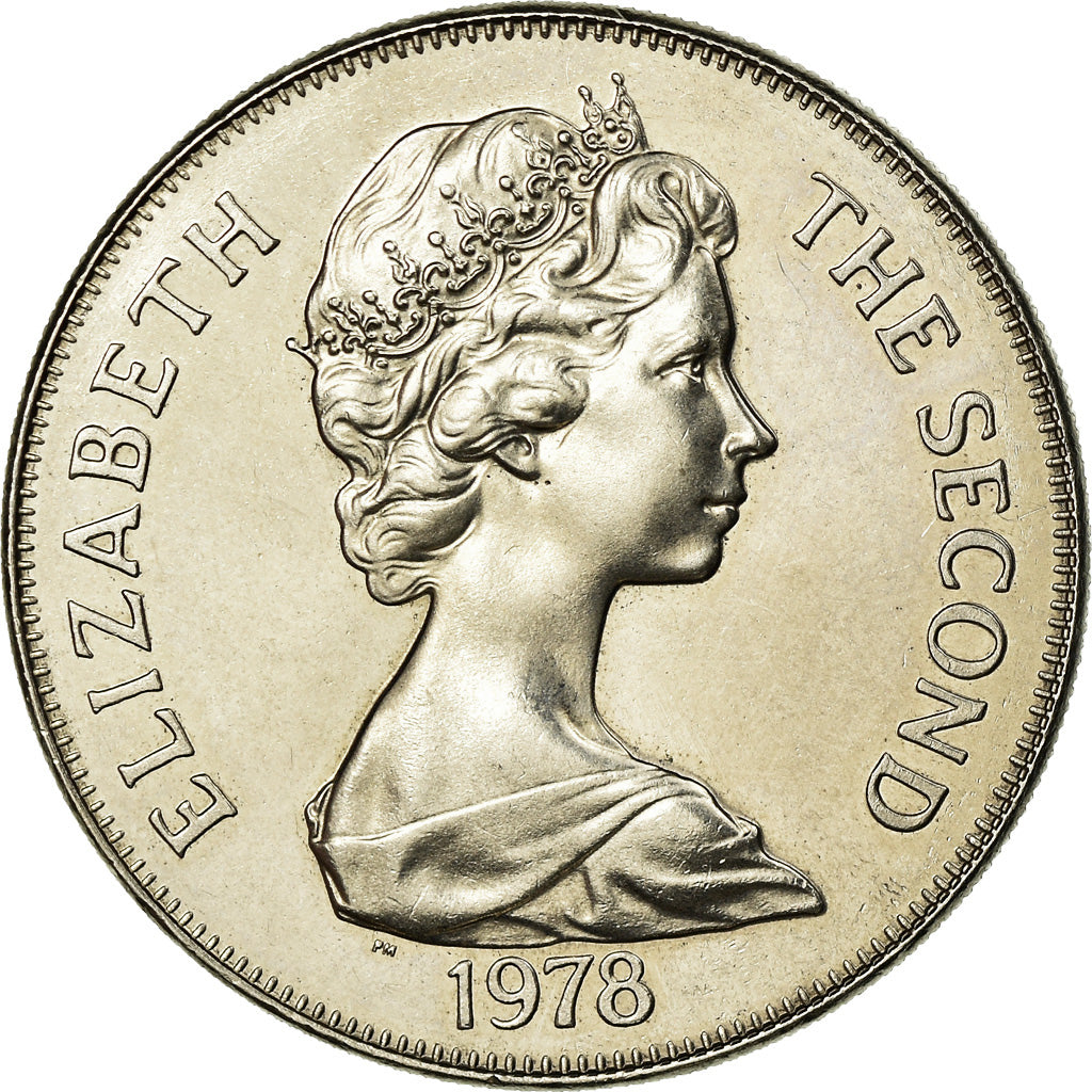 Moneta, Sant’Elena, Elizabeth II, 25 Pence, Crown, 1978, Pobjoy Mint, SPL-
