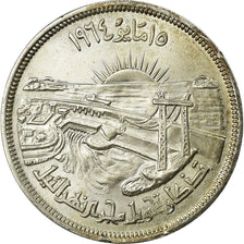 Coin, Egypt, 50 Piastres, 1974/AH1384, AU(55-58), Silver, KM:407