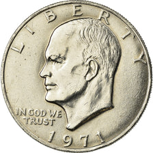 Coin, United States, Eisenhower Dollar, Dollar, 1971, U.S. Mint, Philadelphia