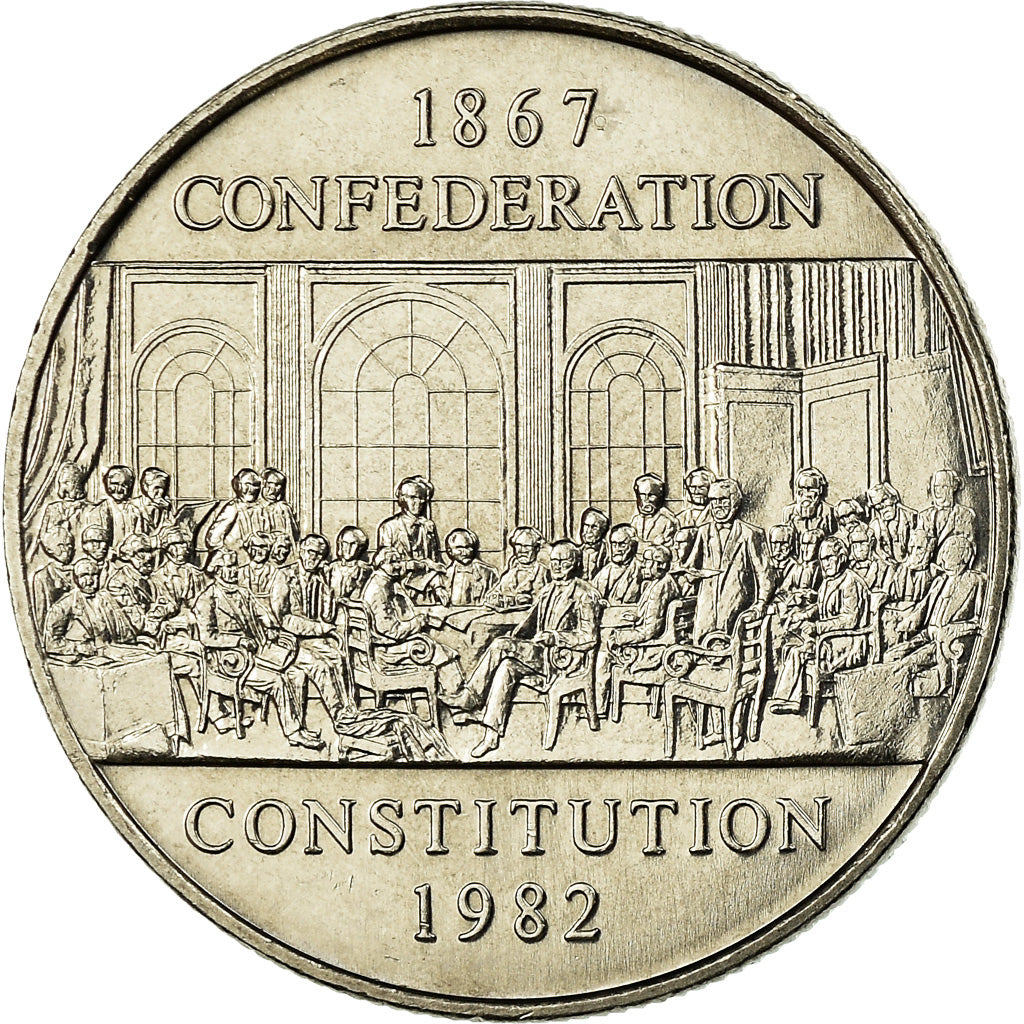 Coin, Canada, Elizabeth II, Dollar, 1982, Royal Canadian Mint, Ottawa