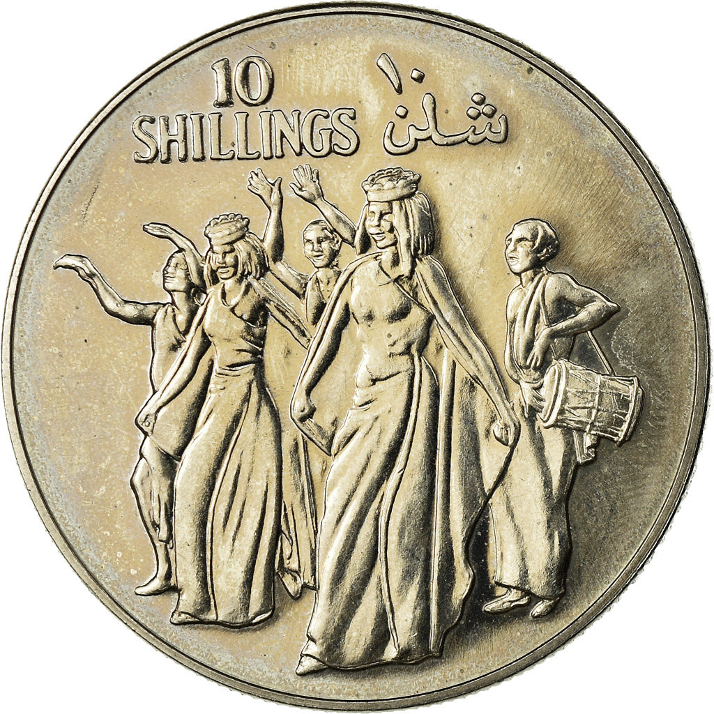 Moneda, Somalia, 10 Shillings, 1979, EBC, Cobre - níquel, KM:31
