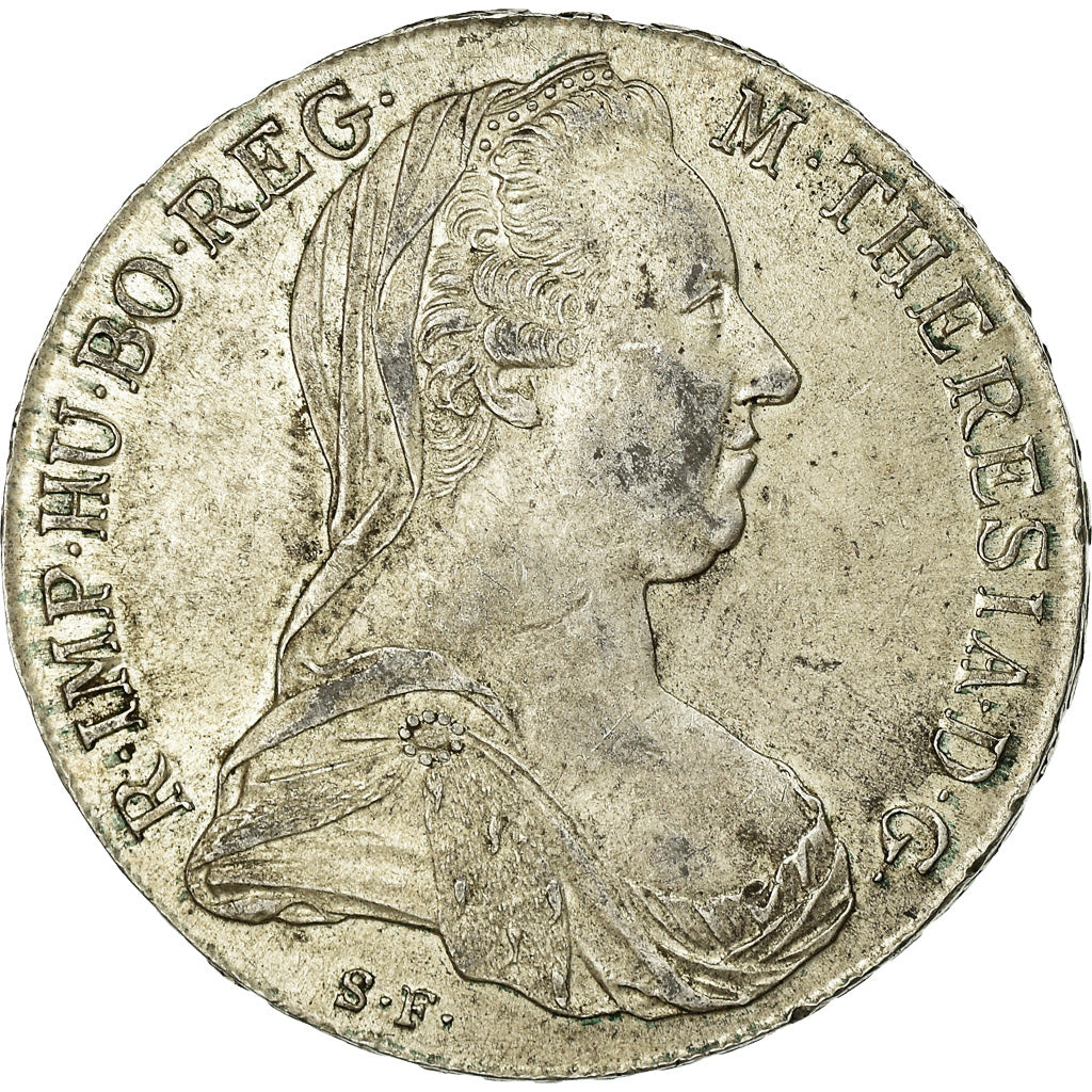 Coin, Austria, Joseph II, Thaler, 1780, Vienna, Restrike, VF(30-35), Silver