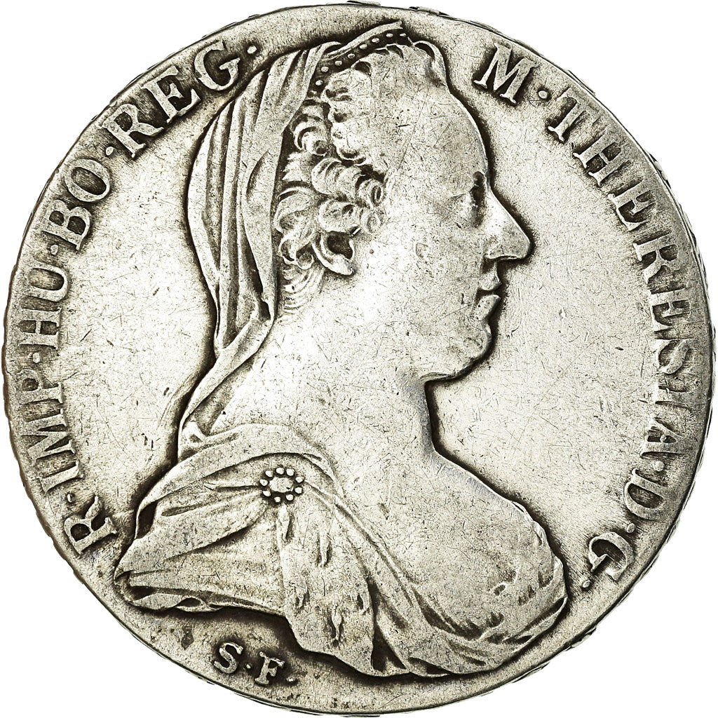 Coin, Austria, Joseph II, Thaler, 1780, Vienna, Restrike, VF(20-25), Silver