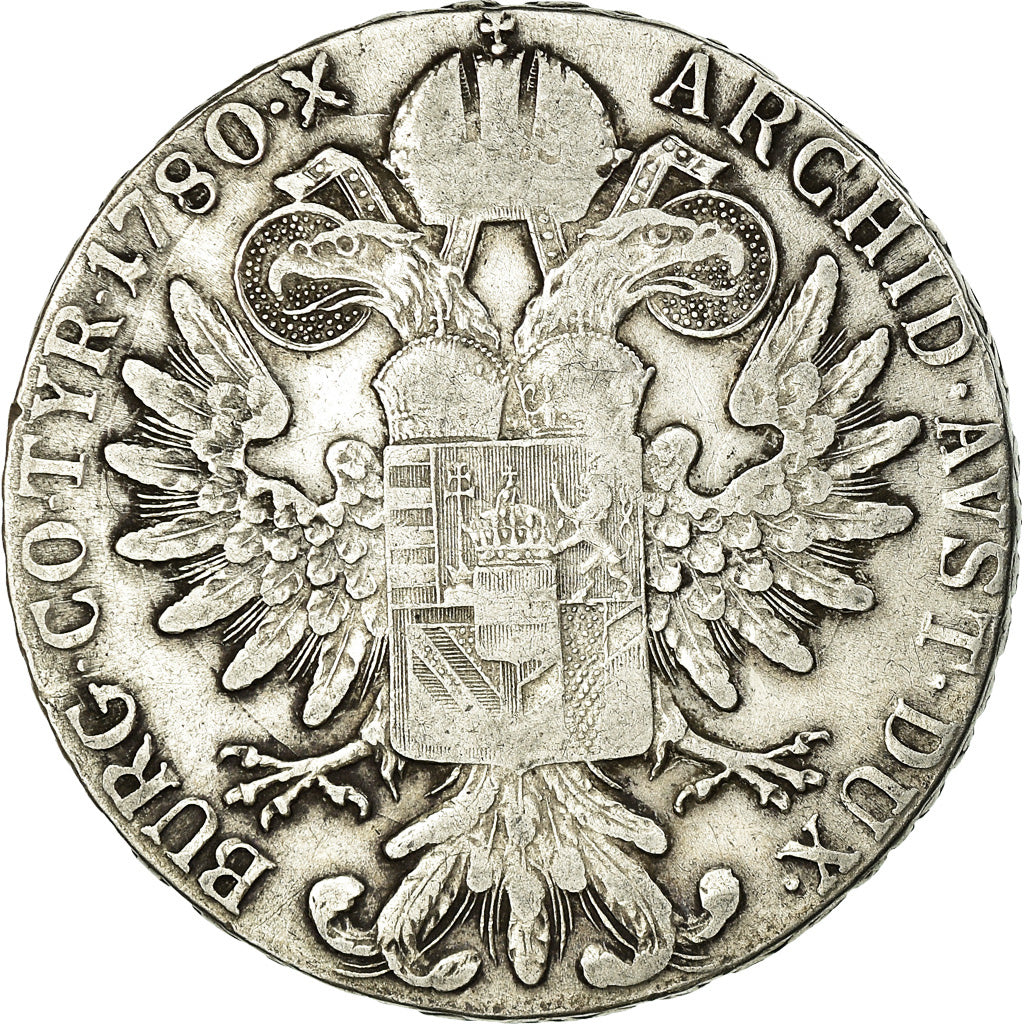 Coin, Austria, Joseph II, Thaler, 1780, Vienna, Restrike, VF(20-25), Silver