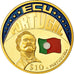 Coin, Liberia, Ecu Portugal, 10 Dollars, 2001, MS(63), Cupro-nickel
