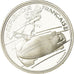 Coin, France, Bobsledding, 100 Francs, 1990, BE, MS(65-70), Silver, KM:981