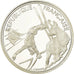 Coin, France, Free-style skier, 100 Francs, 1990, BE, MS(65-70), Silver, KM:983