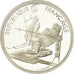 Coin, France, Slalom skiers, 100 Francs, 1990, BE, MS(65-70), Silver, KM:984