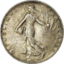 Coin, France, Semeuse, 50 Centimes, 1919, Paris, EF(40-45), Silver, KM:854