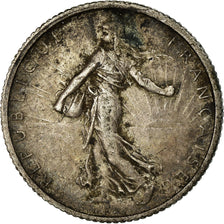 Moneta, Francia, Semeuse, Franc, 1919, Paris, MB, Argento, KM:844.1, Gadoury:467
