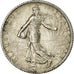 Münze, Frankreich, Semeuse, Franc, 1918, Paris, S+, Silber, KM:844.1